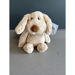 Aurora Lopsie Lulu Puddles the Dog Plush Cream Small 9" Stuffed Animal Puppy
